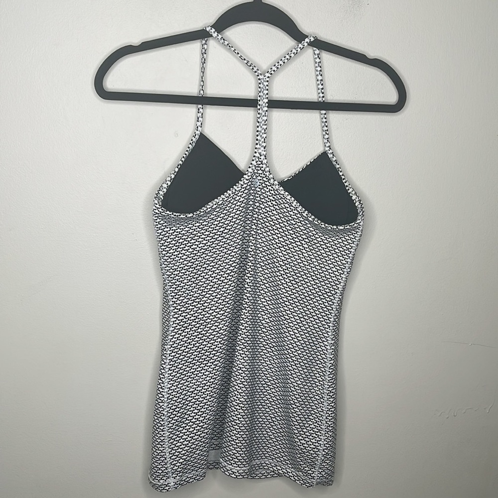 lululemon athletica Grey Patterned Slim Strap Tank Top - Picture 5 of 6